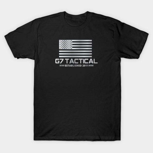 Gray American Flag T-Shirt by G7 Tactical